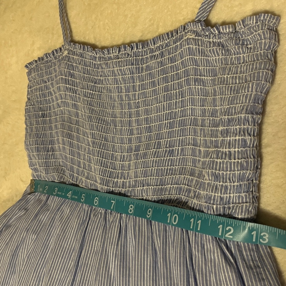 Rays for Days Emma Blue Striped Mini Dress M - Picture 6 of 12
